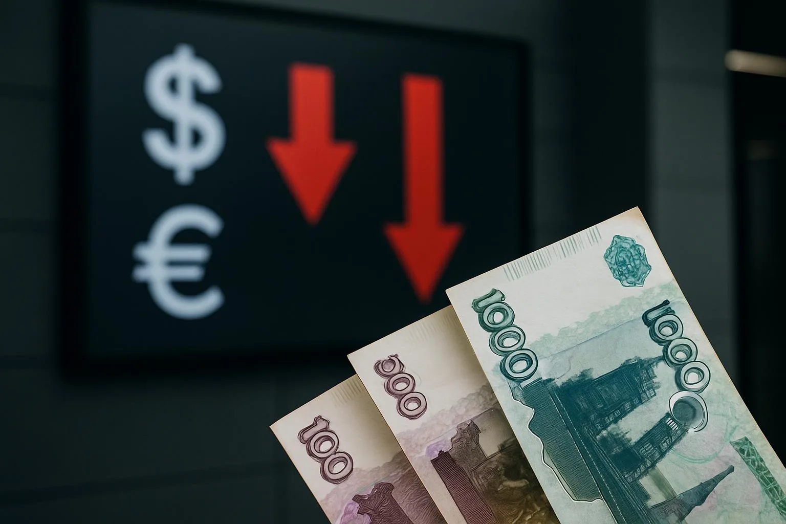 Банк России значительно снизил официальные курсы доллара и евро